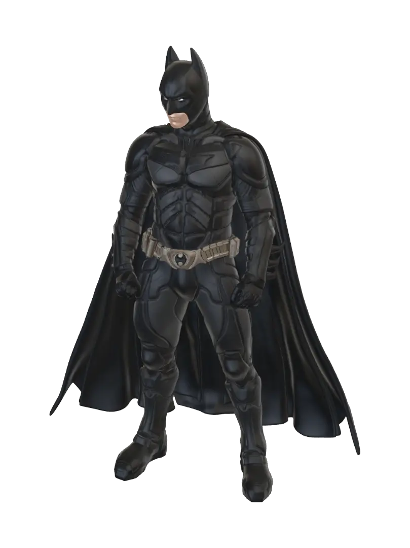 The Dark Knight - Vigilante 3D model, vytvořený pomocí AI
