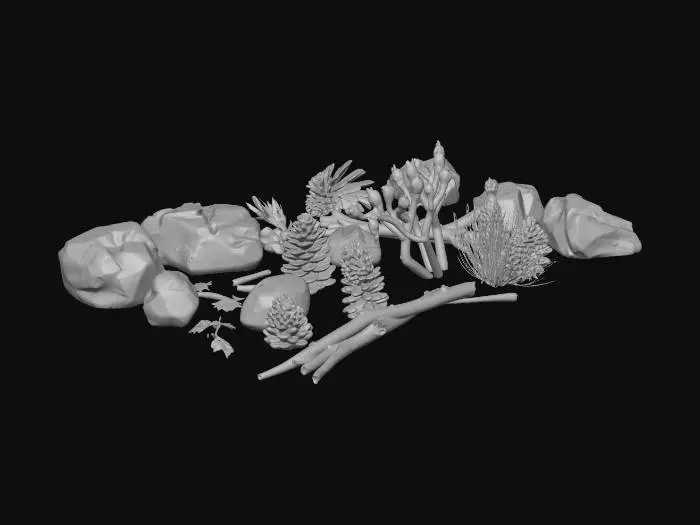 3D model for Autumn Treasures