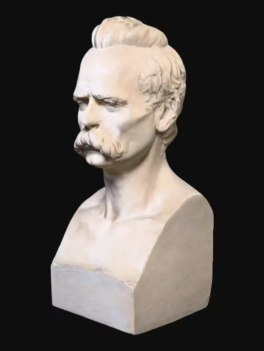 3D model for Friedrich Nietzsche