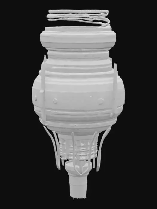 3D model for Futuristic Reactor Core, #SketchTo3D#