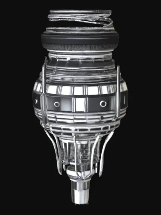 3D model for Futuristic Reactor Core, #SketchTo3D#