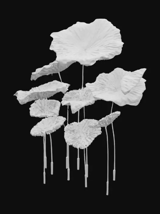 3D model for Lotus Leaves Display