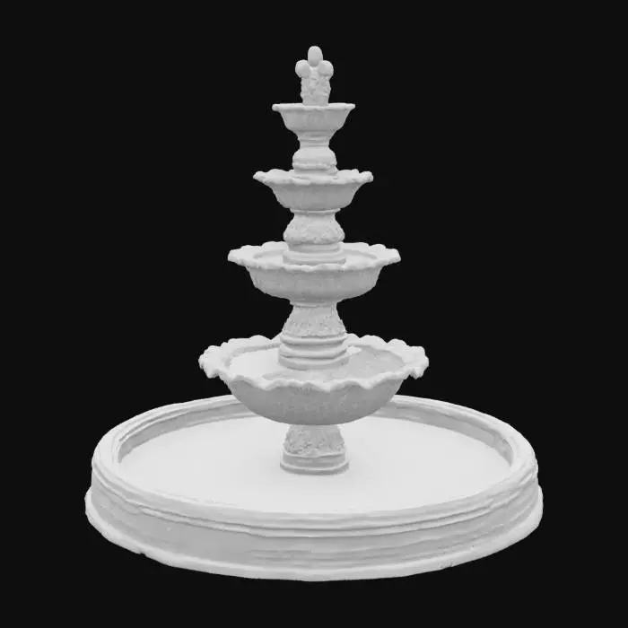 3D model for Elegant Garden Fountain