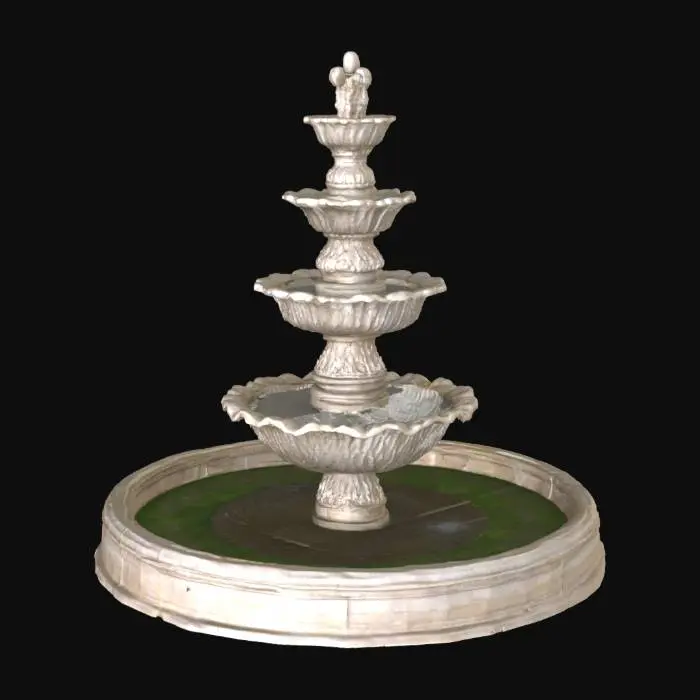 3D model for Elegant Garden Fountain