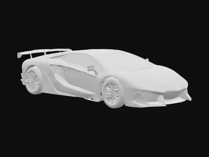 3D model for Lamborghini, żółty polerowany lakier, przyciemniane szyby, czarne lśniące felgi "skorpiony" , bodykit poszerzający karoserie i nadający agresywny styl i charakter sportowe u autu. ultrarealistyczna tekstura 8k