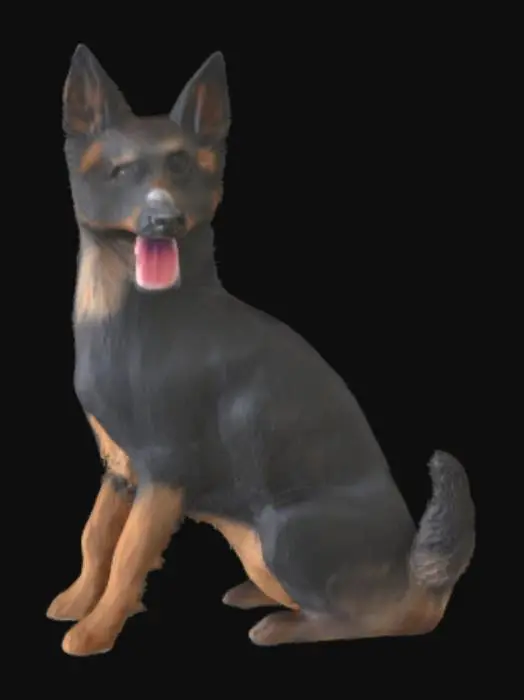 3D model for My German Shepard/Rottweiler mix Cerberus, #SketchTo3D#