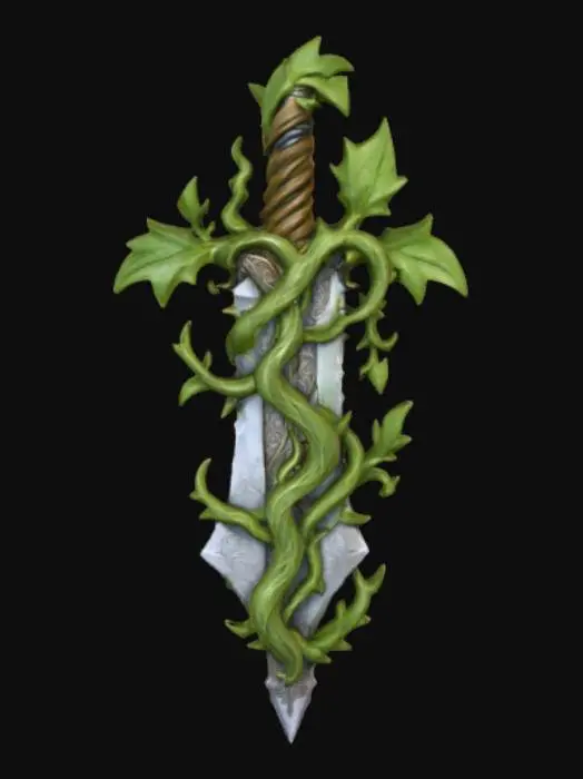 3D model for Overgrown blade