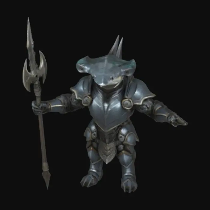 3D model for Hammerhead, #ocean#