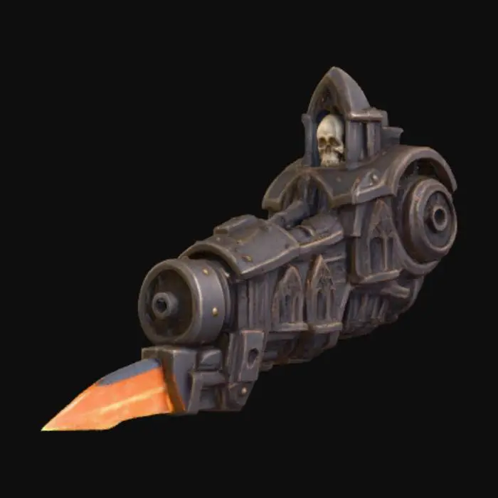 3D model for Cathedral Blade Cannon