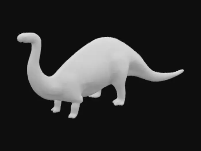 3D model for Brontosaurus 