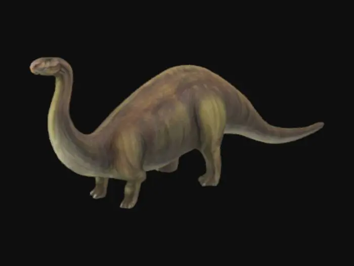 3D model for Brontosaurus 