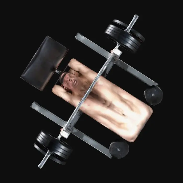 3D model for Generate a bench press 