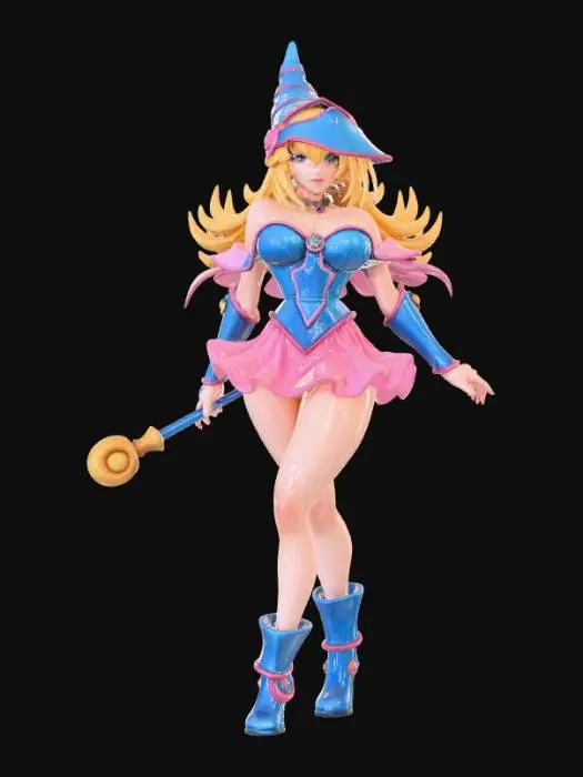 3D model for Azure Sorceress in Pink