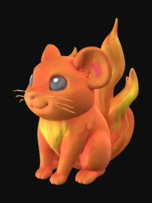 3D model for Flame Chinchilla