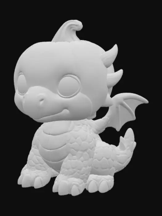 3D model for Pumpkin Dragon