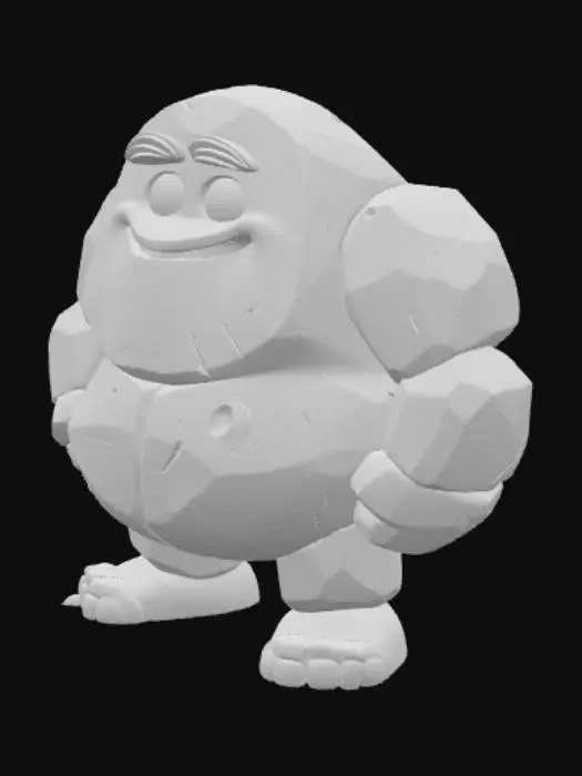3D model for Rocky Golem