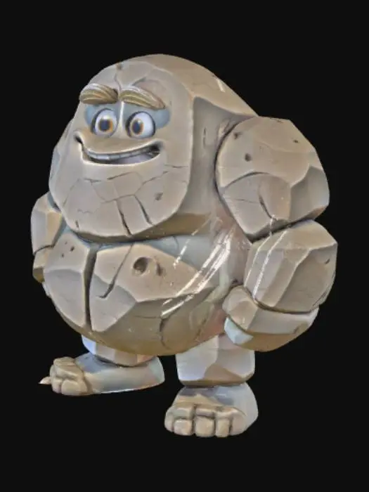 3D model for Rocky Golem