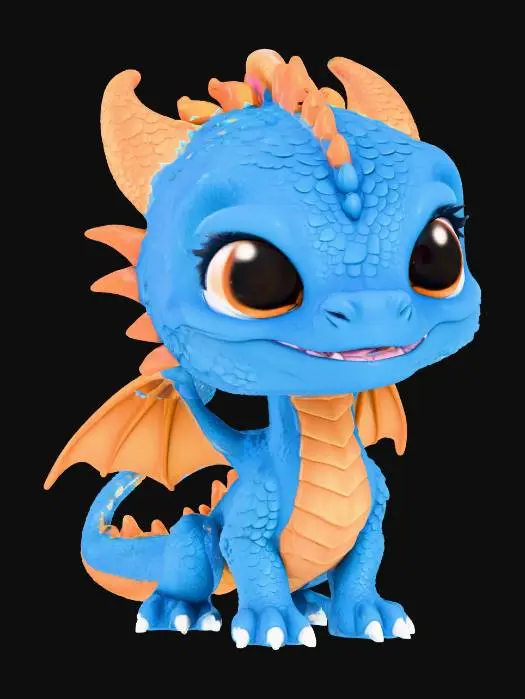 3D model for Azure Hatchling