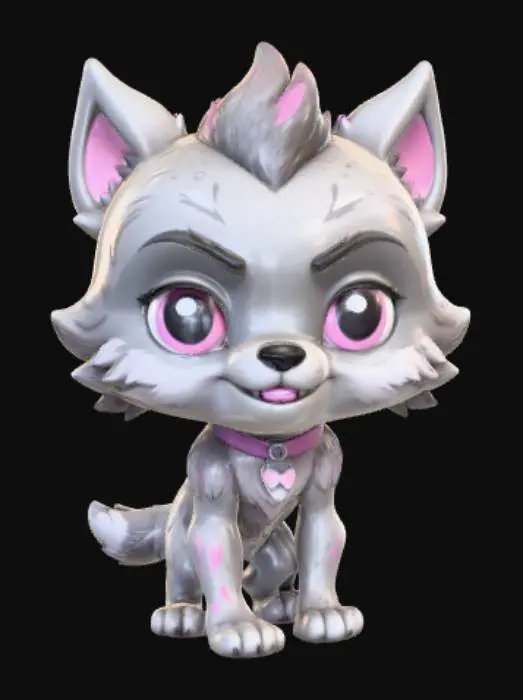 3D model for Luna Pup