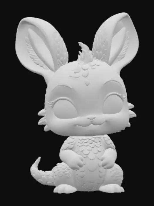 3D model for Whisker Charm