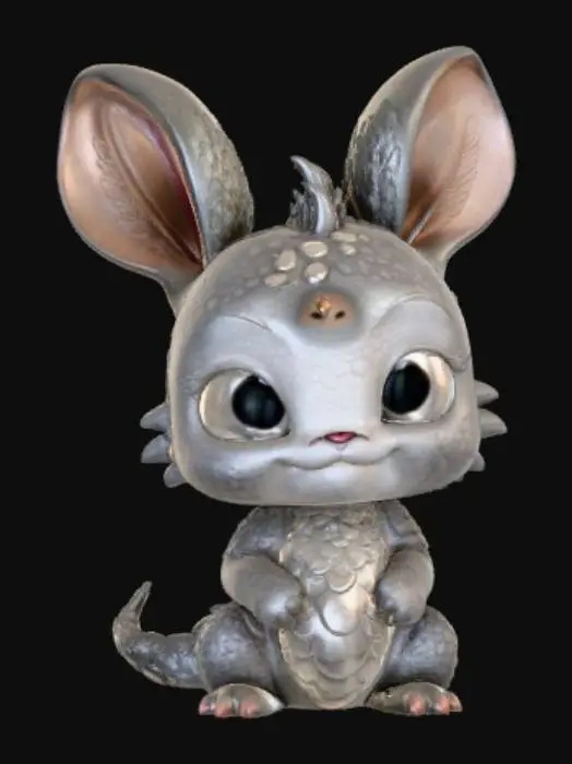 3D model for Whisker Charm