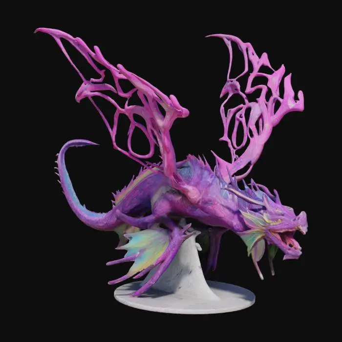 3D model for Ancient solar dragon 5e