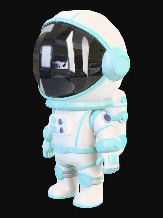 3D model for Azure Astronaut