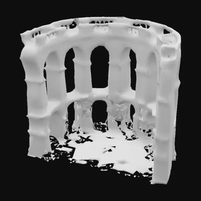 3D model for #arch#, Roman styled Aqueduct with Arches that withstands the test of time. Realistic textures, highly detailed. Decorated with lions.