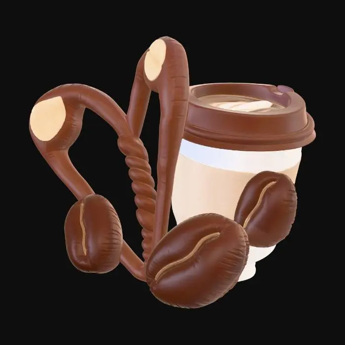 3D model for Giant Coffee Cup Sculpture