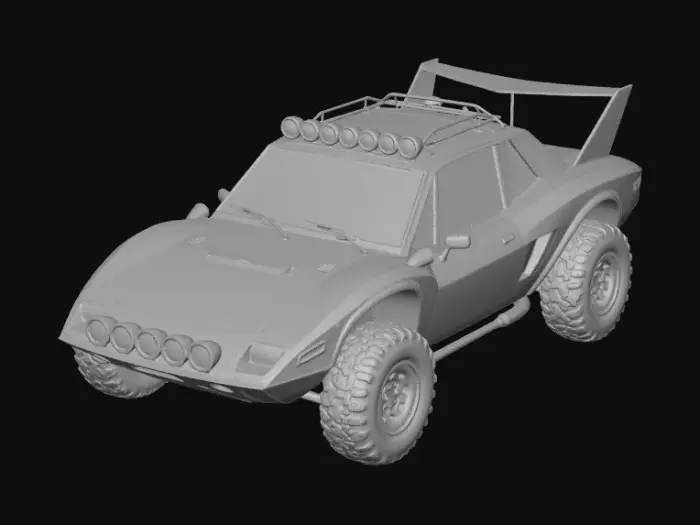 3D model for Talledega RallySport
