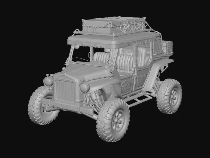 3D model for Brass Pony