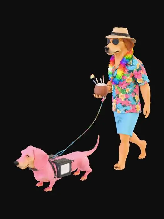 3D model for Beach Paws Adventure