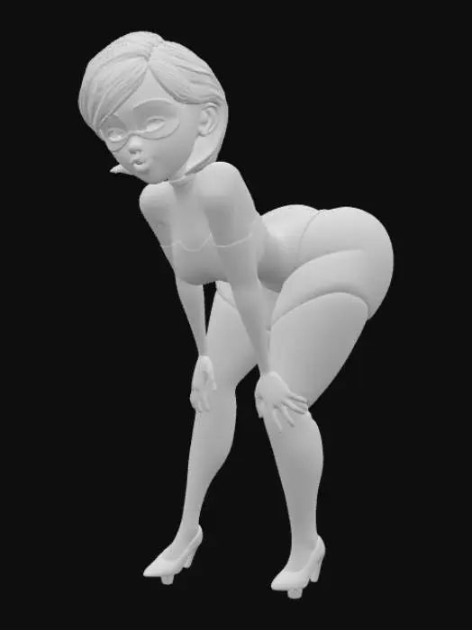 3D model for Superhero Stance