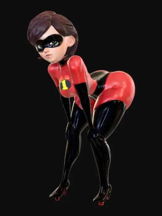 3D model for Superhero Stance