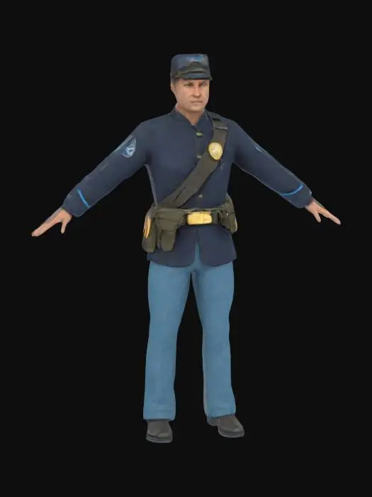 3D model for Union Soldier 3D Model
