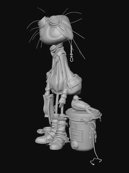 3D model for Rusty Alley Wanderer