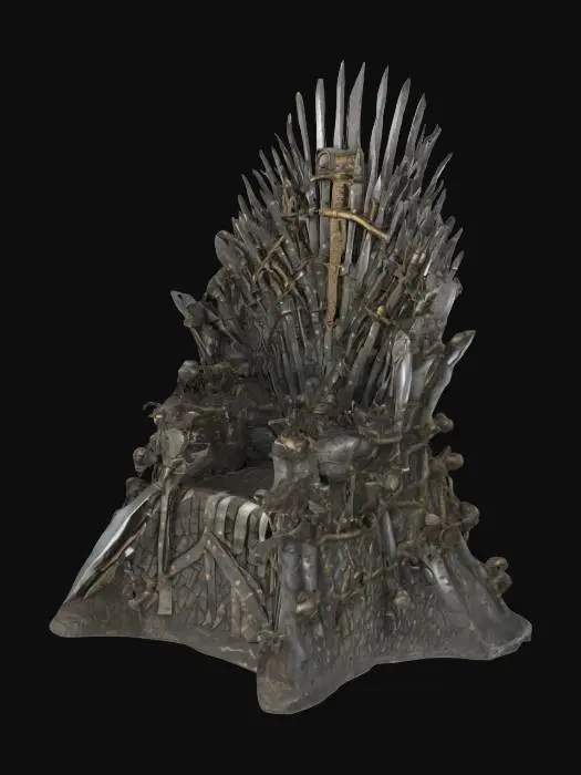 3D model for Iron Throne