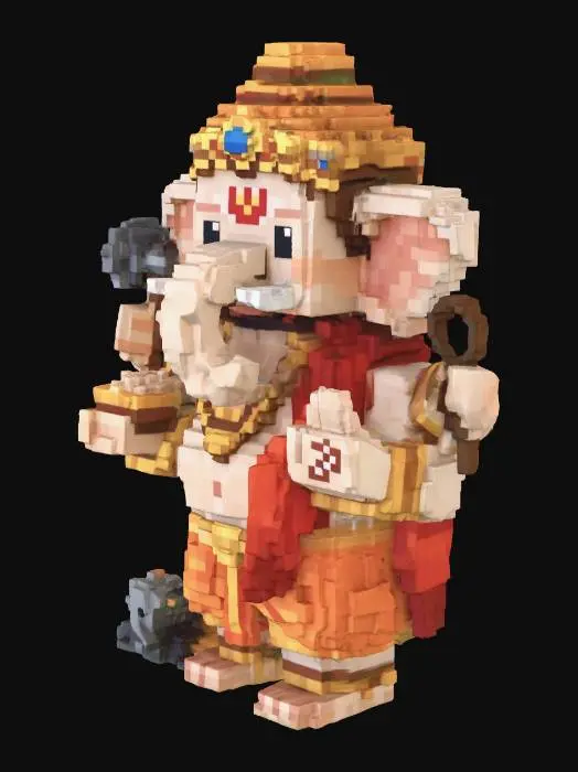 3D model for Voxel Ganesha