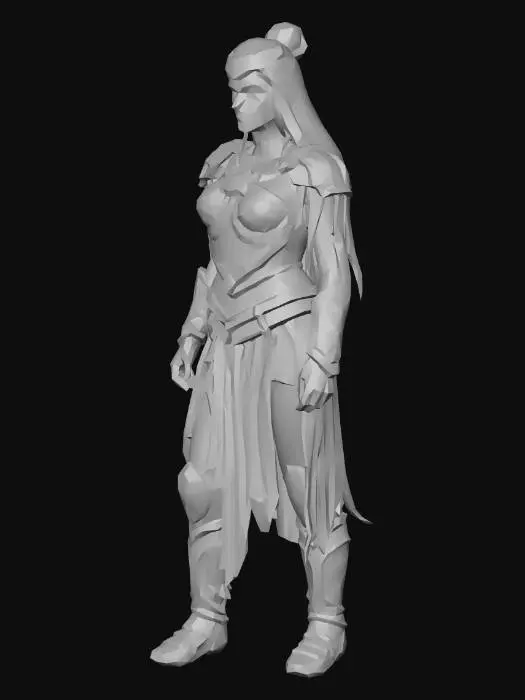 3D model for Warrior Queen