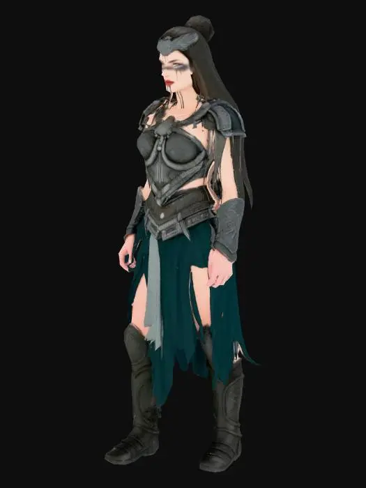 3D model for Warrior Queen