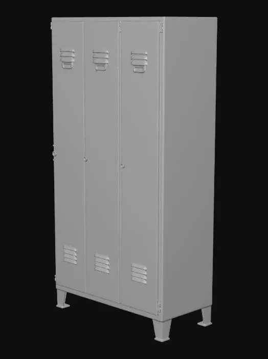 3D model for Meshy_AI_military_locker_0307191842_generate