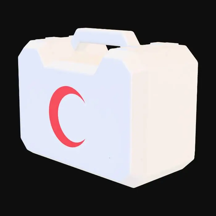 3D model for Red Crescent First Aid Kit