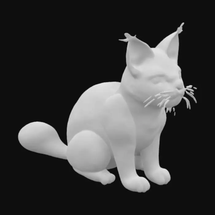 3D model for pallas cat