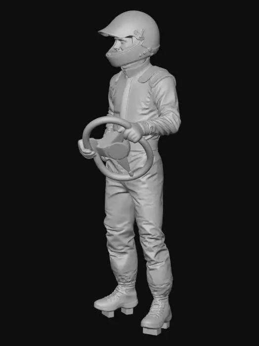 3D model for piloto rally dakar ford