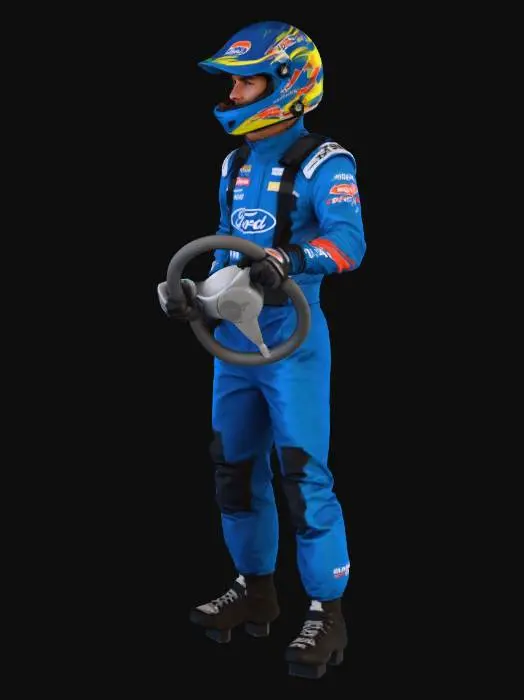 3D model for piloto rally dakar ford