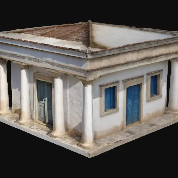 3D model for an old greek house