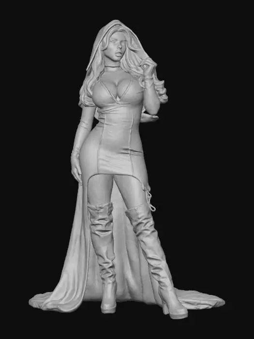 3D model for Glamorous Red Riding Hood