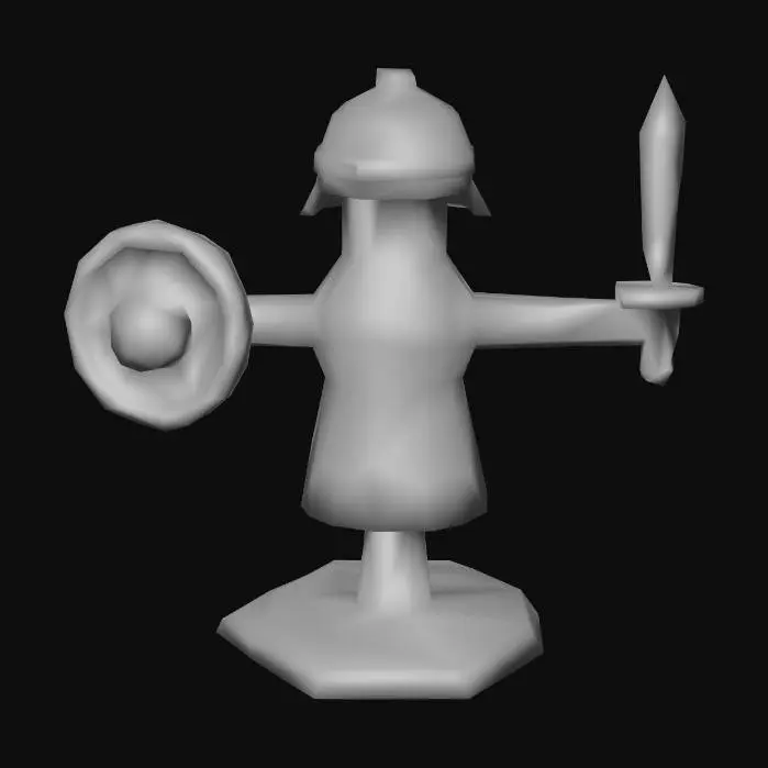 3D model for Knight Mannequin