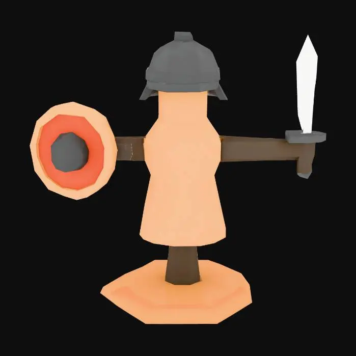 3D model for Knight Mannequin