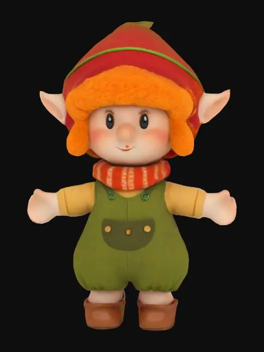 3D model for Friendly Forest Elf